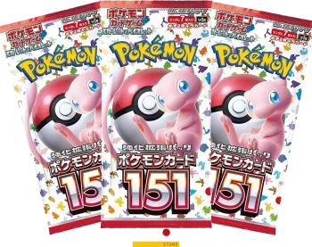 Pack de 3 sobres Pokémon Card 151 [Edición Japonesa]
