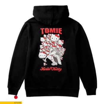 Hoodie Junji Ito × Sanrio [Tomie × Hello Kitty] Talle XL