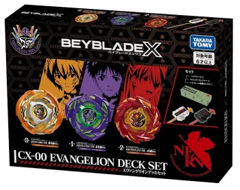 Beyblade X Evangelion Deck Set CX-00 – Set Completo - [Edición Especial]