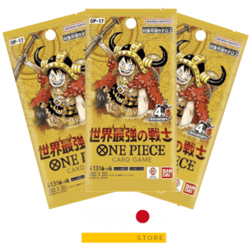 One Piece Card Game OP-17 The World's Strongest Warrior (JP) – Booster Pack x3