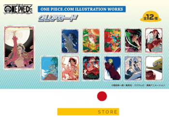 ONE PIECE.COM ILLUSTRATION WORKS: tarjetas transparentes